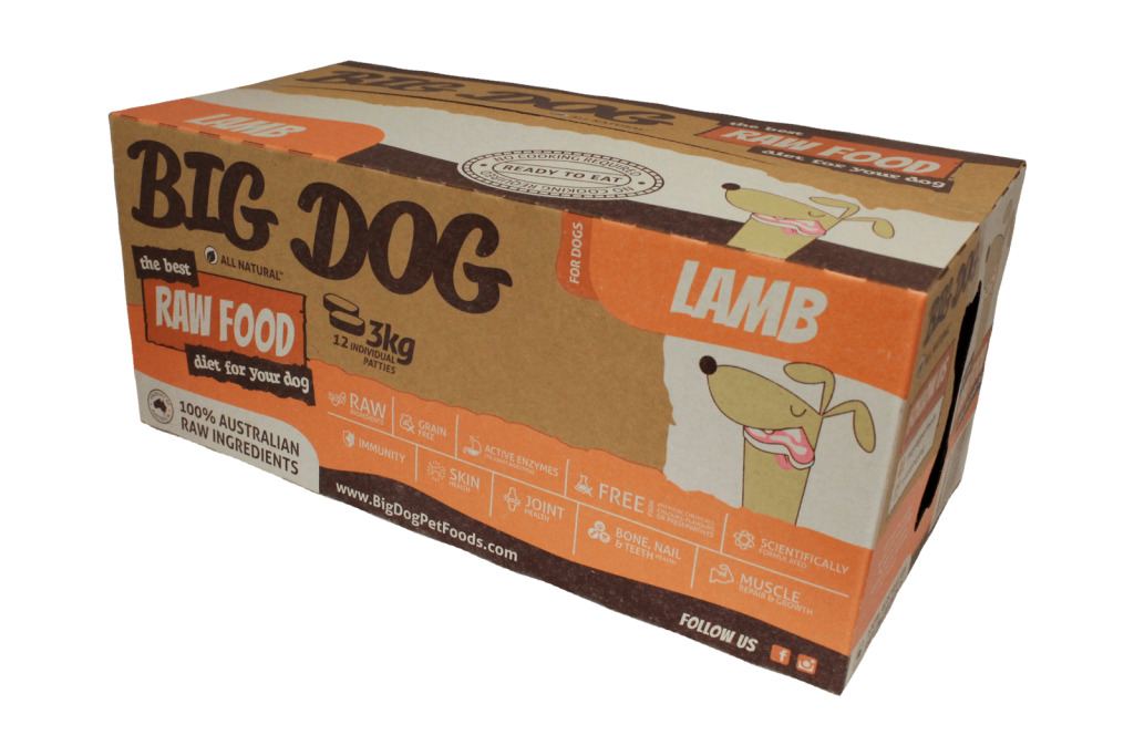 Big Dog Lamb Raw Food 12 Individual Patties – All Things Pets & Pool