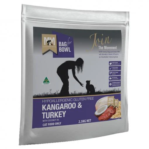 Meals for Meows Kangaroo & Turkey Dry Cat Food 2.5kg